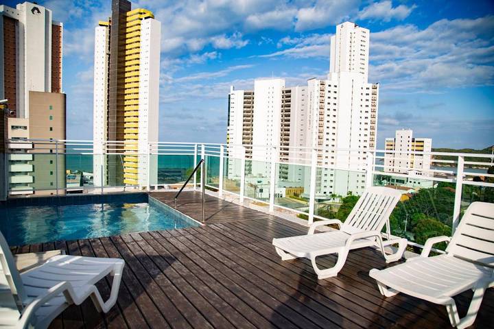Appartement de vacances pour 5 personnes, avec vue ainsi que piscine et terrasse, animaux acceptés - 1