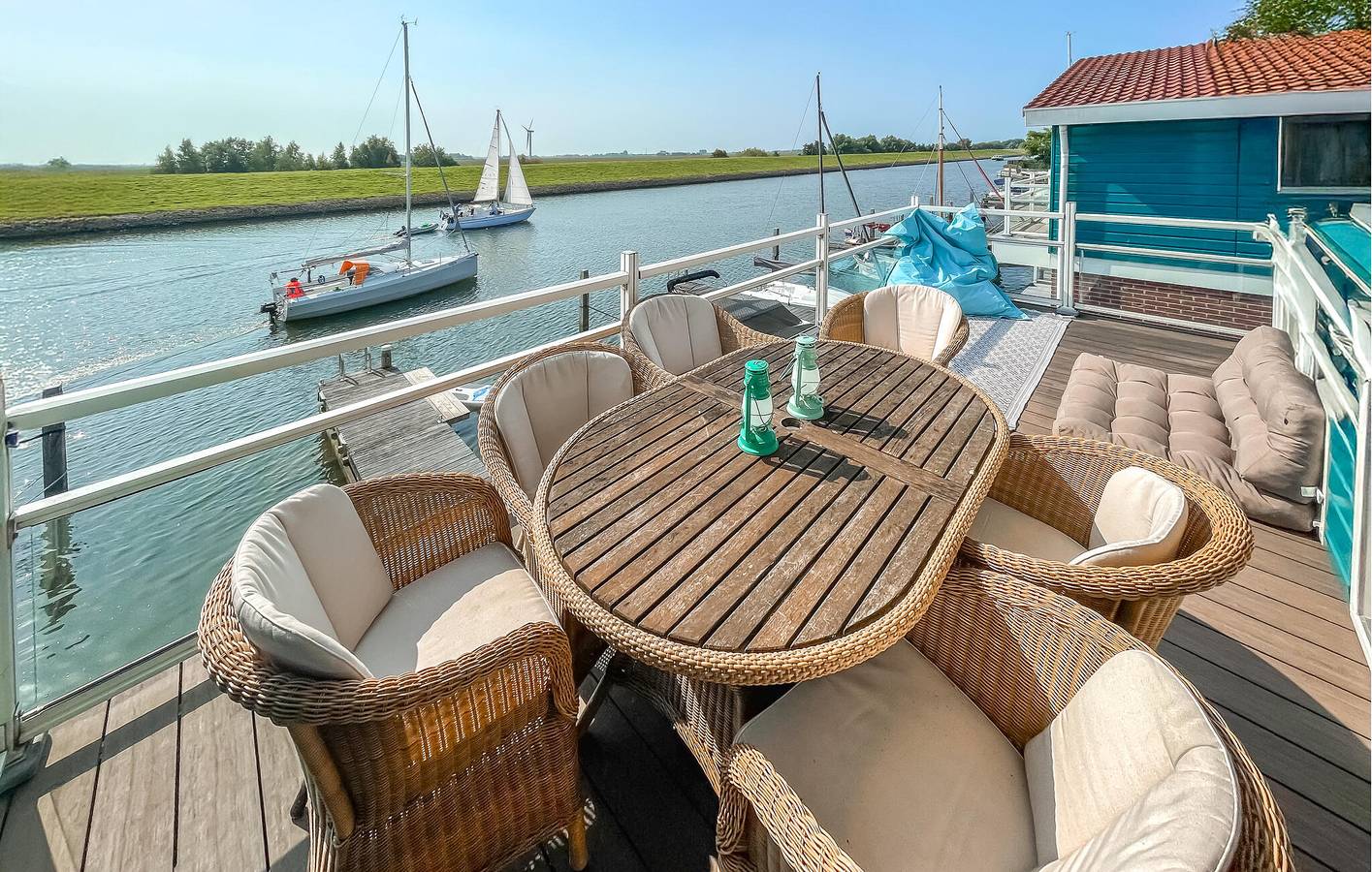 Ferienhaus für 6 Personen mit Ausblick in Workum, Ijsselmeer