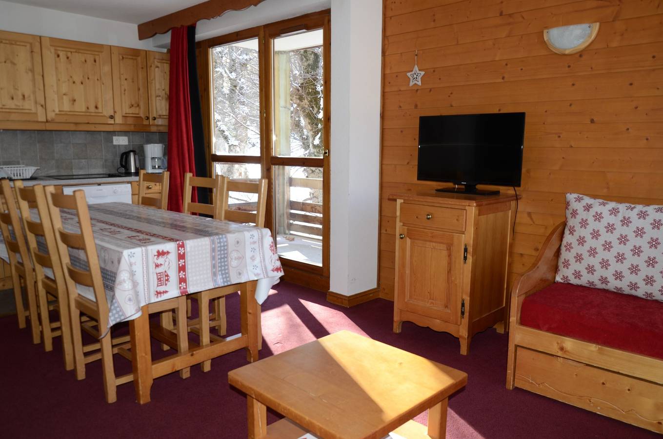 Ganze Wohnung, A27 Chalet du Galibier – Komfortables Apartment für 4–6 Personen mit Bergblick in Valloire, Region Saint-Jean-de-Maurienne