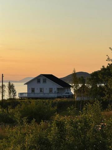 Ferienhaus für 6 Personen, mit Sauna und Ausblick sowie Terrasse in Lyngen