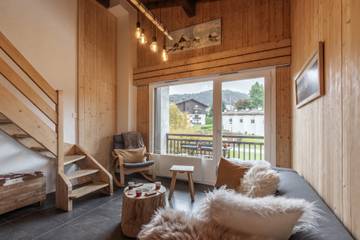 Gîte pour 6 personnes, avec piscine et terrasse à Sallanches