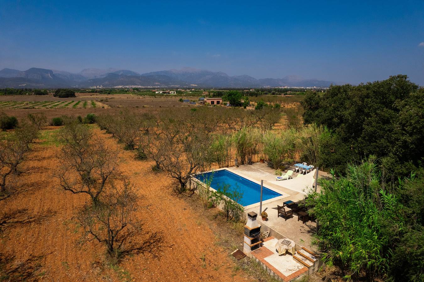 Holiday Home 'Ca'n Brusquer' with Mountain View, Private Pool and Wi-Fi in Sencelles, Majorca Center