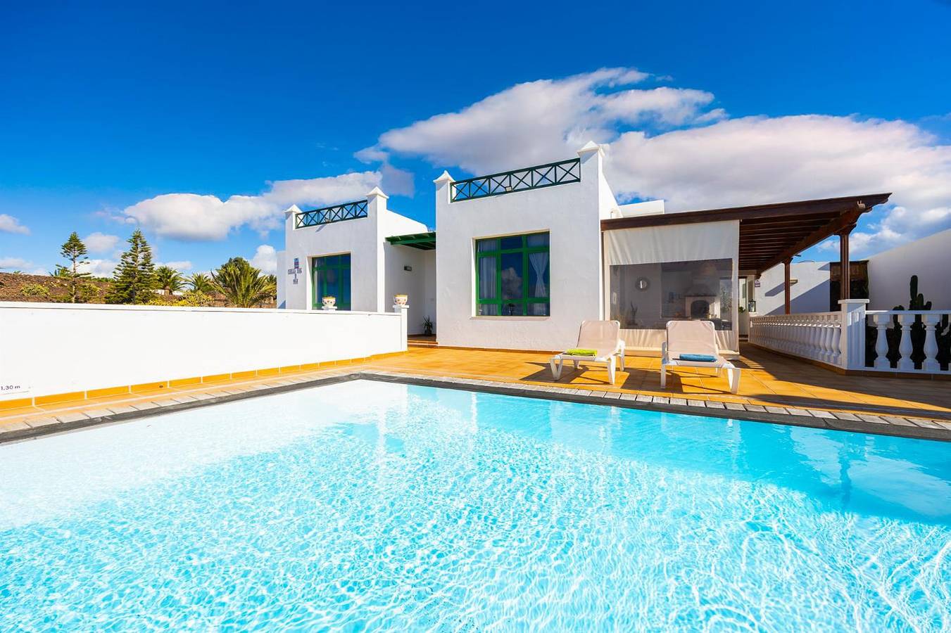 Villa für 6 Personen mit Meerblick in Las Breñas, Yaiza