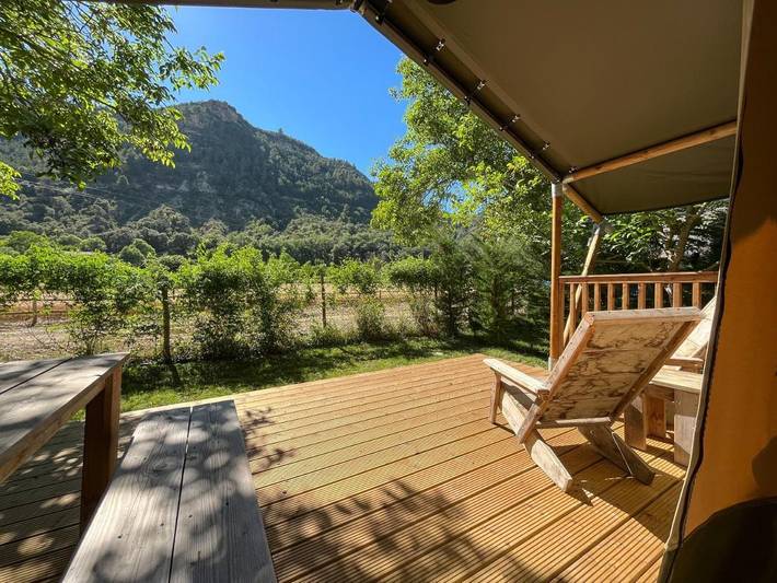 Camping pour 5 personnes, avec terrasse et vue dans Aragon (Espagne) - 4