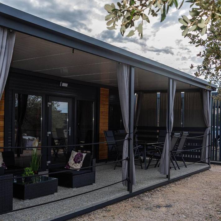 Camping pour 6 personnes, avec piscine ainsi que vue et jardin à Pirovac - 4