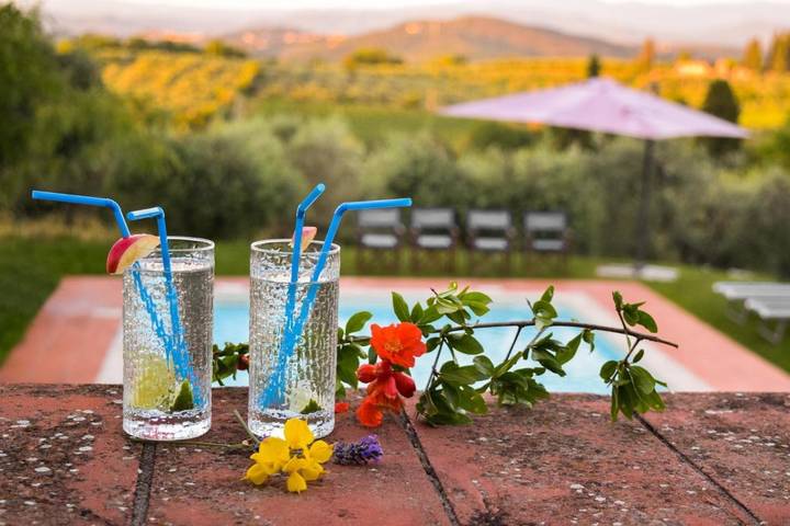 Chambre d’hôte pour 4 personnes, avec jardin ainsi que piscine et vue à San Casciano in Val di Pesa - 3
