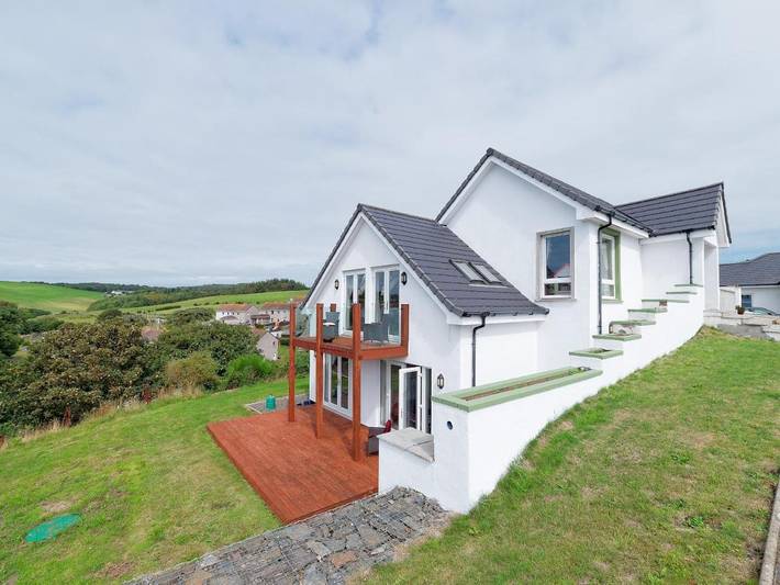 Holiday home for 8 people, with Hot tub and Garden in Portpatrick