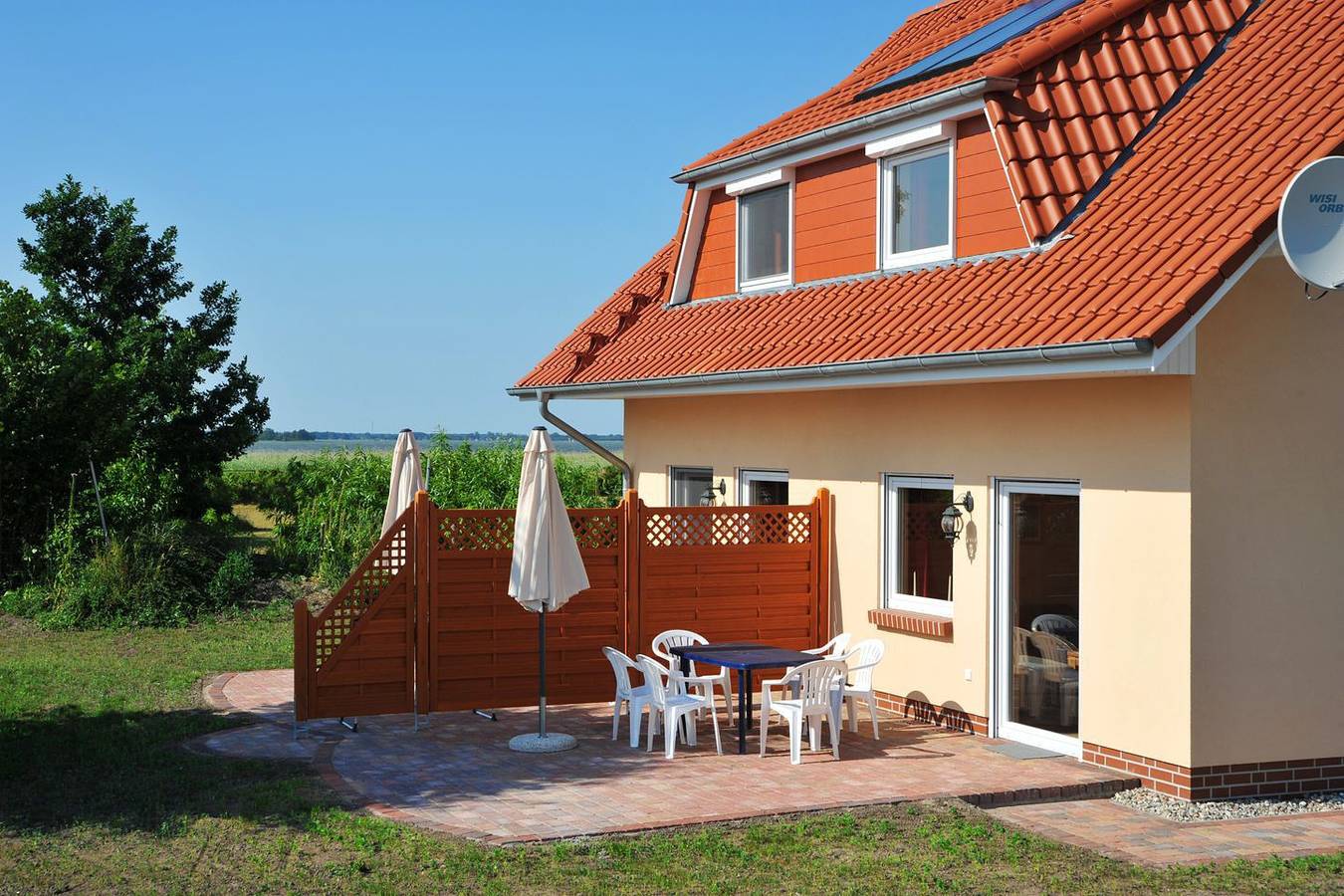 Ferienhaus Hus Utblick 8A für bis zu 6 Personen in Fuhlendorf mit Boddenblick in Fuhlendorf, Vorpommern