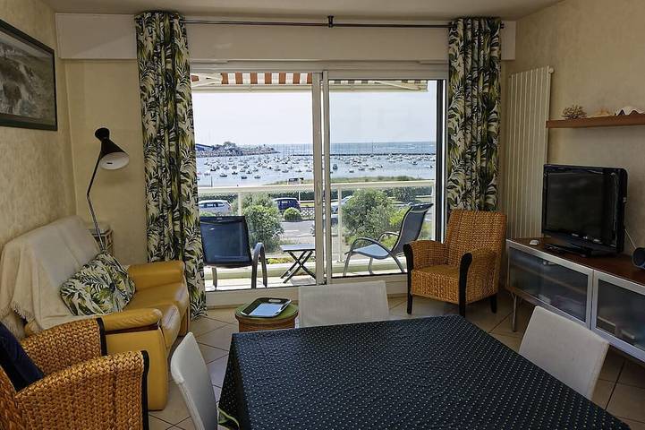 Gîte pour 4 personnes, avec balcon et jardin dans Port D Echouage Pornichet