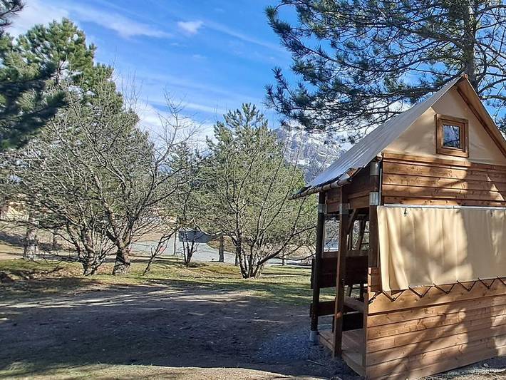 Camping Sunêlia La Presqu'île - Zelt 2 personen - Bivouac - 5m² in Prunières, Nationalpark Écrins