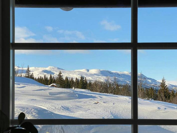 Hütte mit Panoramablick in Synnfjell in Nordre Land