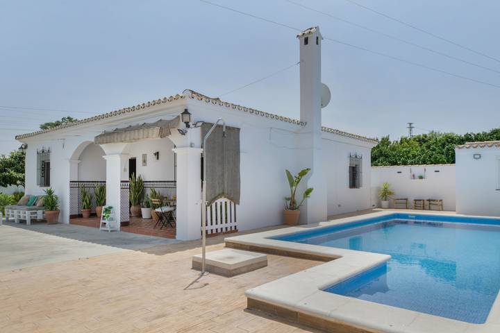 Casa rural para 8 personas, con Jardín en Vejer de la Frontera