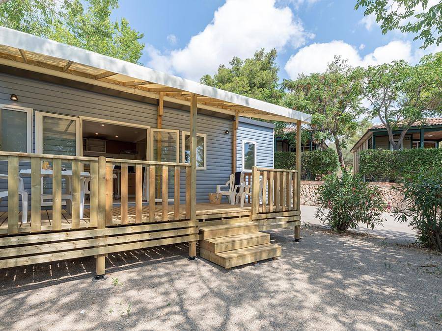 Camping Le Palace - Mobilheim 6 personen - Comfort Xl | 3 Schlafz. | 6 Pers. | Erhöhte Terrasse | Klimaanlage in Soulac-sur-Mer, Lesparre-Médoc und Umgebung