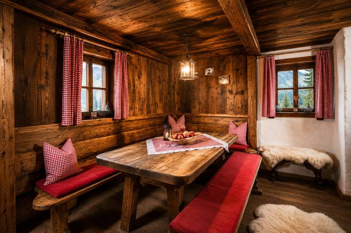 Ferienwohnung für 10 Personen, mit Balkon und Terrasse sowie Garten und Ausblick in Alpbach - 3