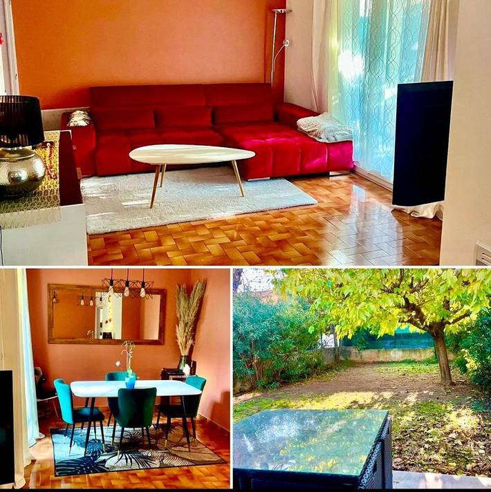 Appartement de vacances pour 6 personnes, avec jardin, animaux acceptés