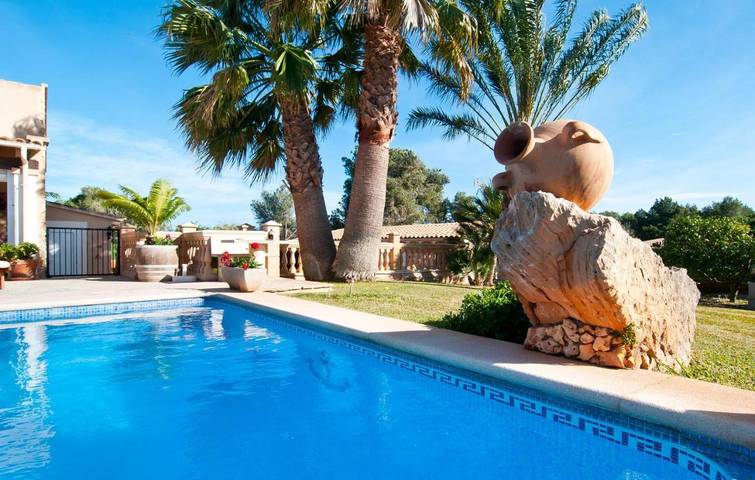 Finca mit hund für 9 Personen, mit Terrasse und Pool in Portocolom - 3