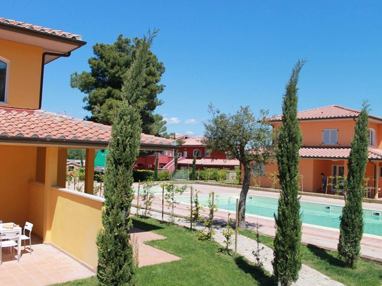 Apartamento entero, Unterkunft im Erdgeschoss, überdachte Terrasse, Schwimmbad in Scarlino, Provincia de Grosseto