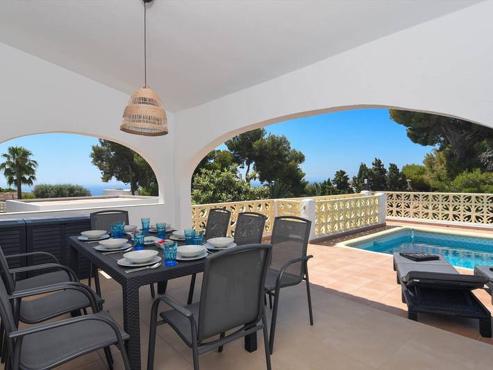 Location de vacances pour 8 personnes, avec terrasse et jardin à Jávea - 3