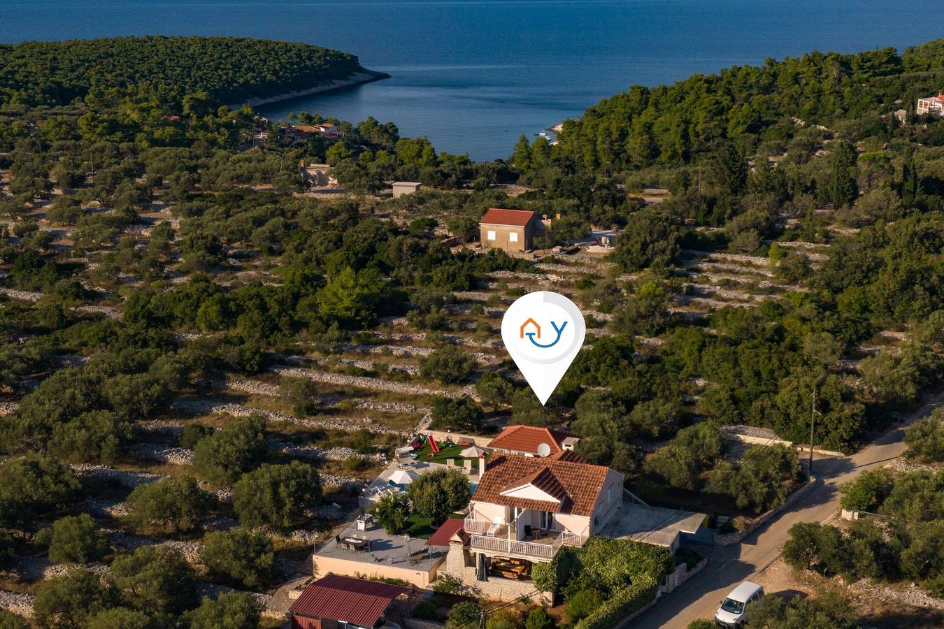 Pool Villa Maja in Vela Luka, Korcula
