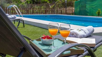 Chalet para 10 personas, con piscina y balcón/terraza en Axarquía