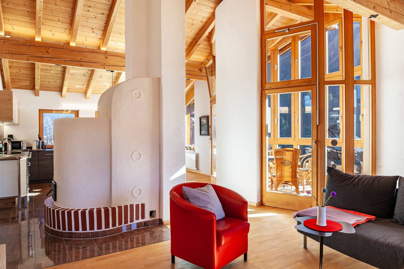 Ganze Wohnung, Ferienwohnung 'Tschatscha Veglia' mit Bergblick, Gemeinschaftsgarten und Wi-Fi in Kappl, Verwall