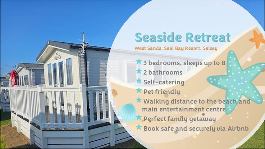 Holiday rental for 8 people, with Ocean view and Balcony as well as Terrace and Garden in Selsey