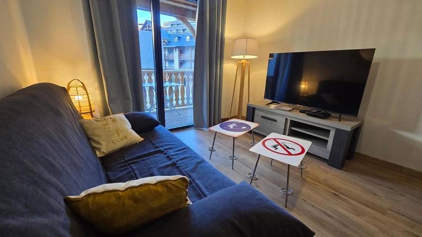 Chalet pour 5 personnes, avec balcon et vue dans La Mongie