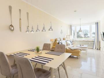 Ferienwohnung für 2 Personen, mit Balkon und Seeblick sowie Sauna in Grömitz