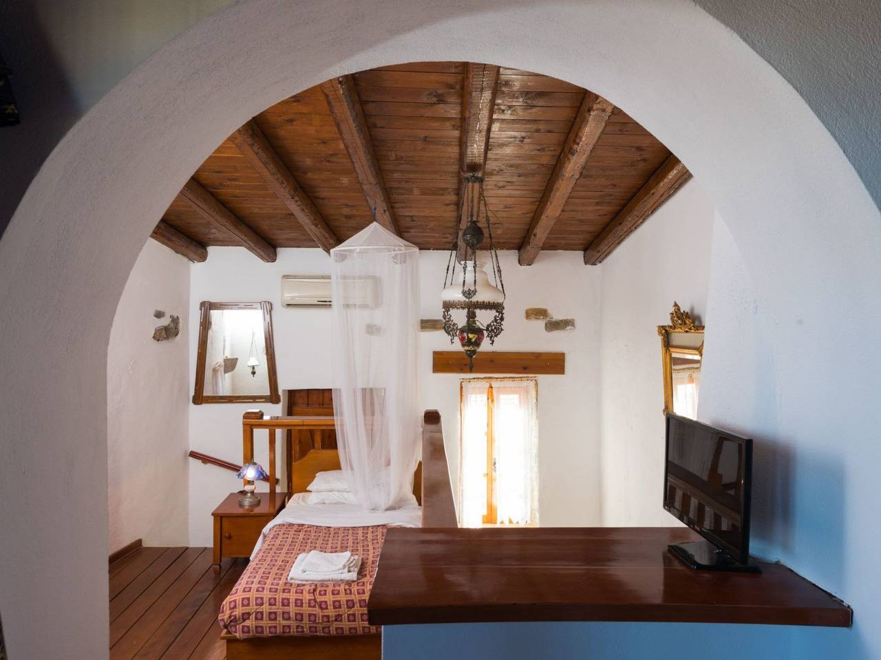 Leonidas Traditionelles kretisches Haus mit Meerblick in Elounda, Lasithi