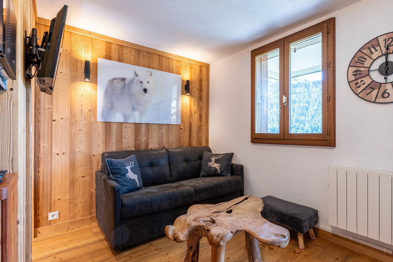 Appartement entier, Appartement 'Victorsun2' avec vue sur la montagne, terrasse et jardin privé in La Clusaz, Région d'Annecy
