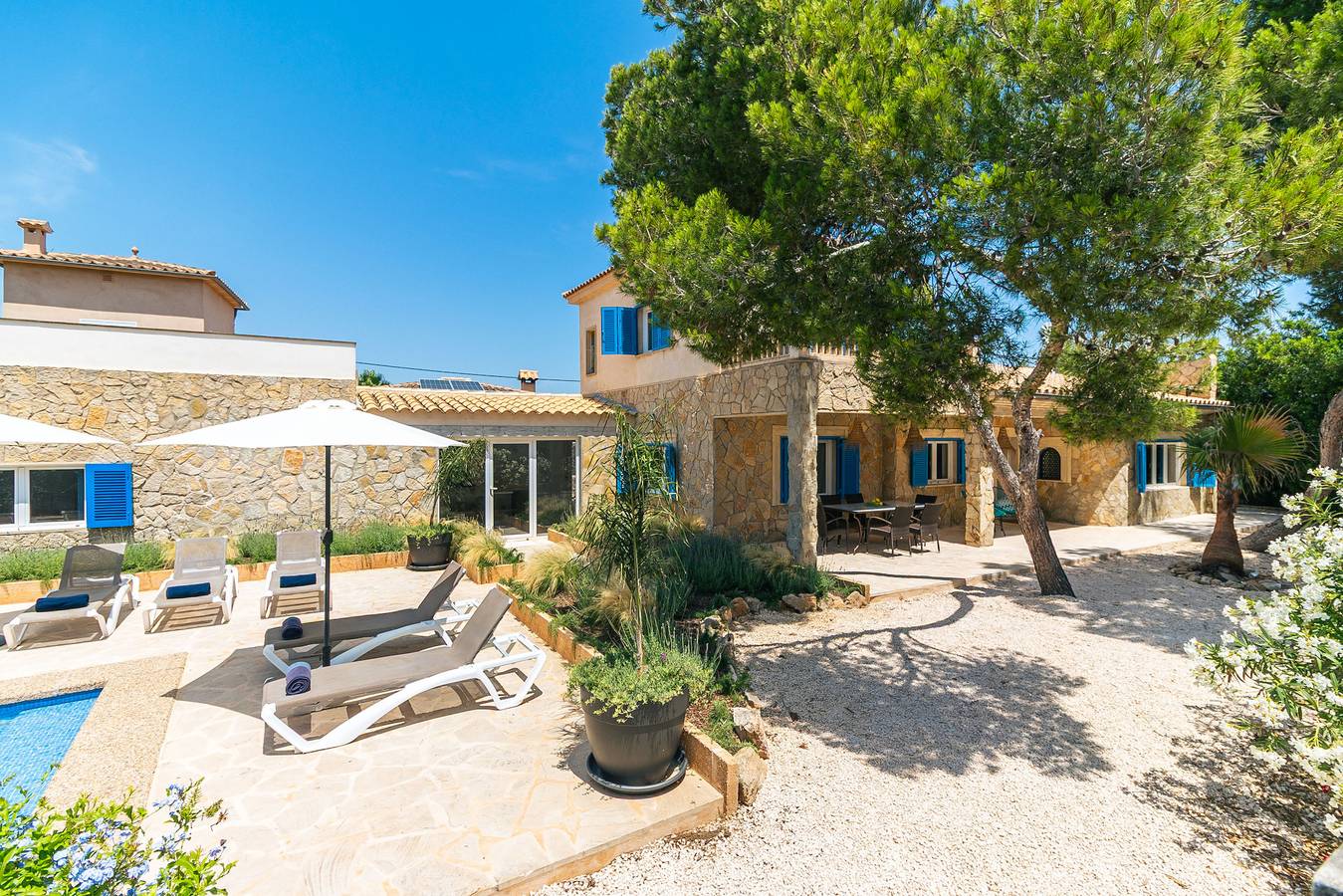 Villa Azul in Cala Llombards, Santanyí