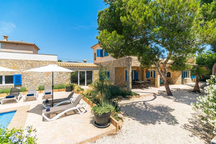 Finca für 5 Personen, mit Balkon und Garten in Cala Llombards - 4