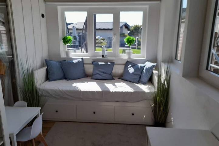 Ferienhaus für 6 Personen, mit Terrasse und Garten sowie Sauna in Nordholz