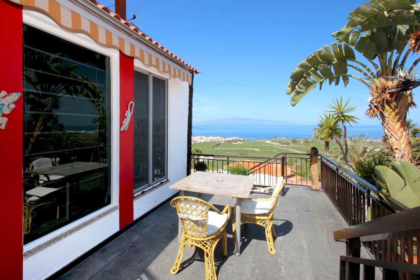 Casa de campo 'Finca Alcala' con vistas al mar, piscina compartida y Wi-Fi in Alcalá, Guía de Isora