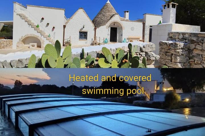 Agriturismo per 10 persone, con piscina e giardino nonché panorama a Noci