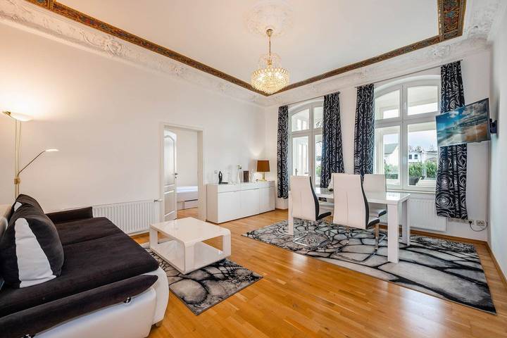 Apartament wakacyjny dla 7 osób, z balkon/ taras, zwierzęta dozwolone w Heringsdorf