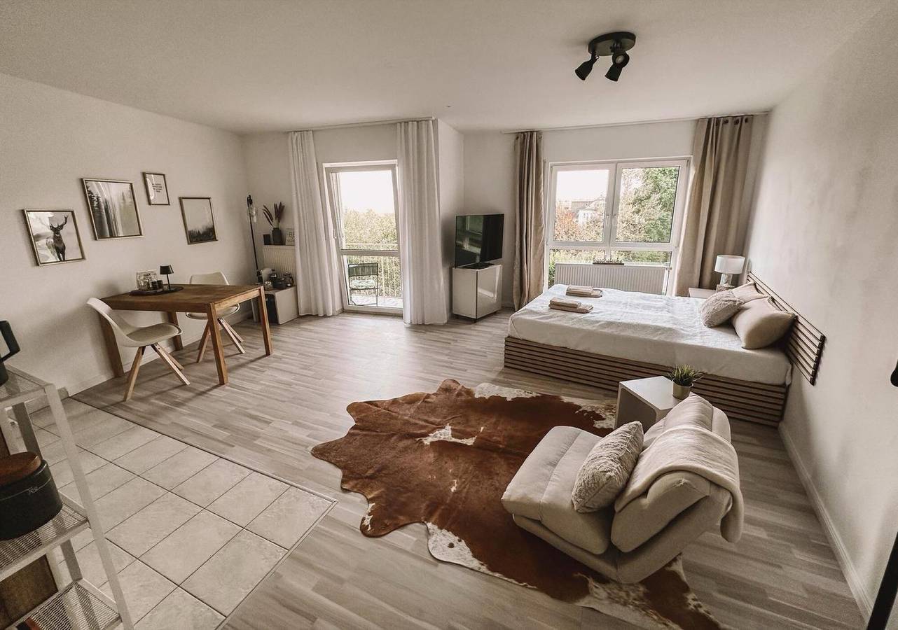 Apartamento entero, Apartamento 'Ferienwohnung Am Reißberg' con balcón y Wi-Fi in Plauen, Chemnitz (region)