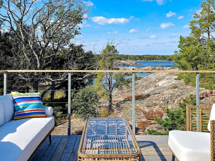 Ferienhaus für 4 Personen, mit Terrasse und Sauna in Väddö