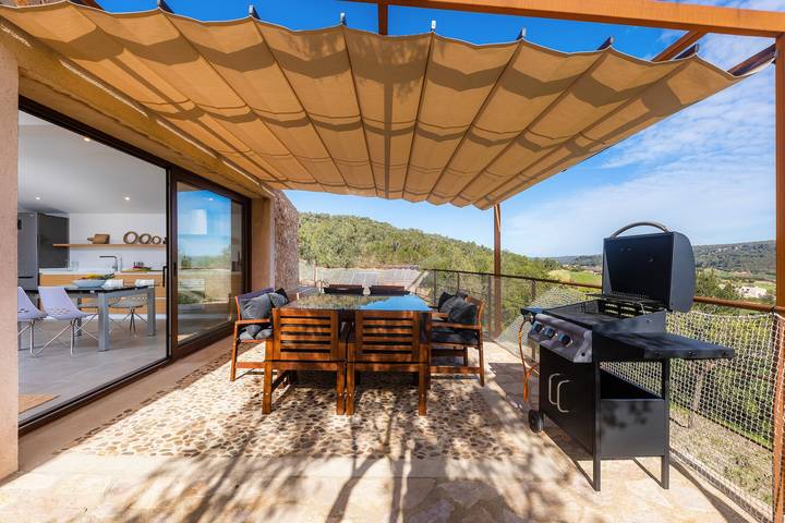 Casa rural "Can Jaume" com piscina, terraço, vista para a montanha e Wi-Fi in Manacor, Maiorca (Leste)