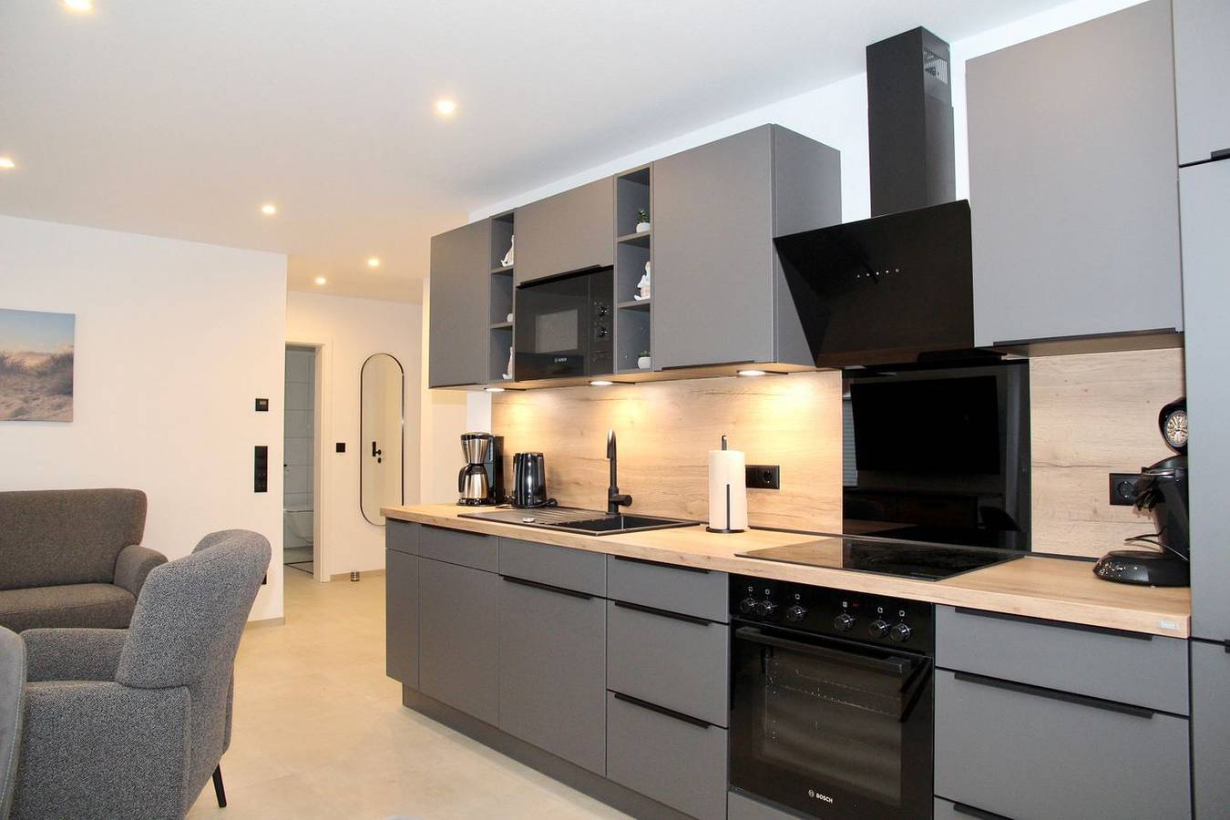 Ganze Wohnung, Küstenkoje: Neue Ferienwohnung mit Garten in Norddeich in Norddeich, Norden und Umgebung