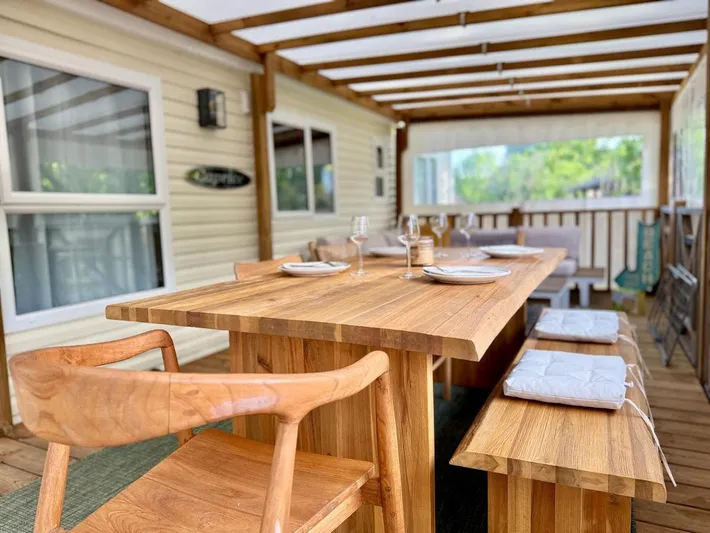 Chalet für 6 Personen, mit Terrasse und Garten, mit Haustier - 1