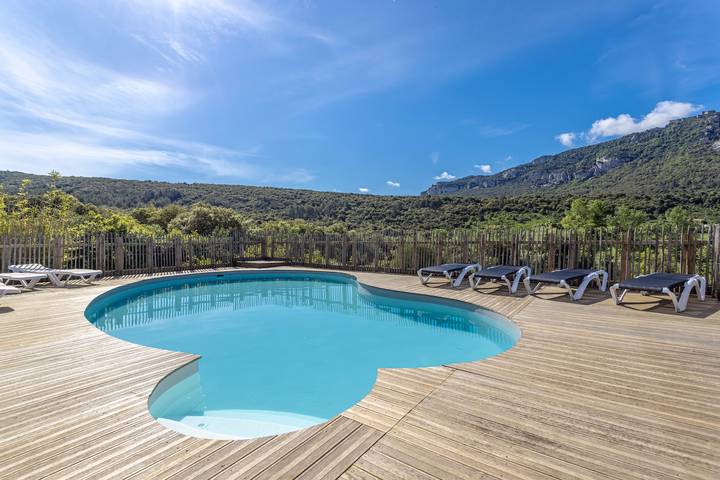 Bungalow für 4 Personen, mit Whirlpool und Garten, kinderfreundlich in Languedoc-Roussillon - 3