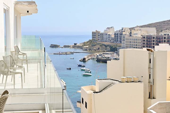 Appartement de vacances pour 6 personnes, avec Balcon et Vue sur l’océan