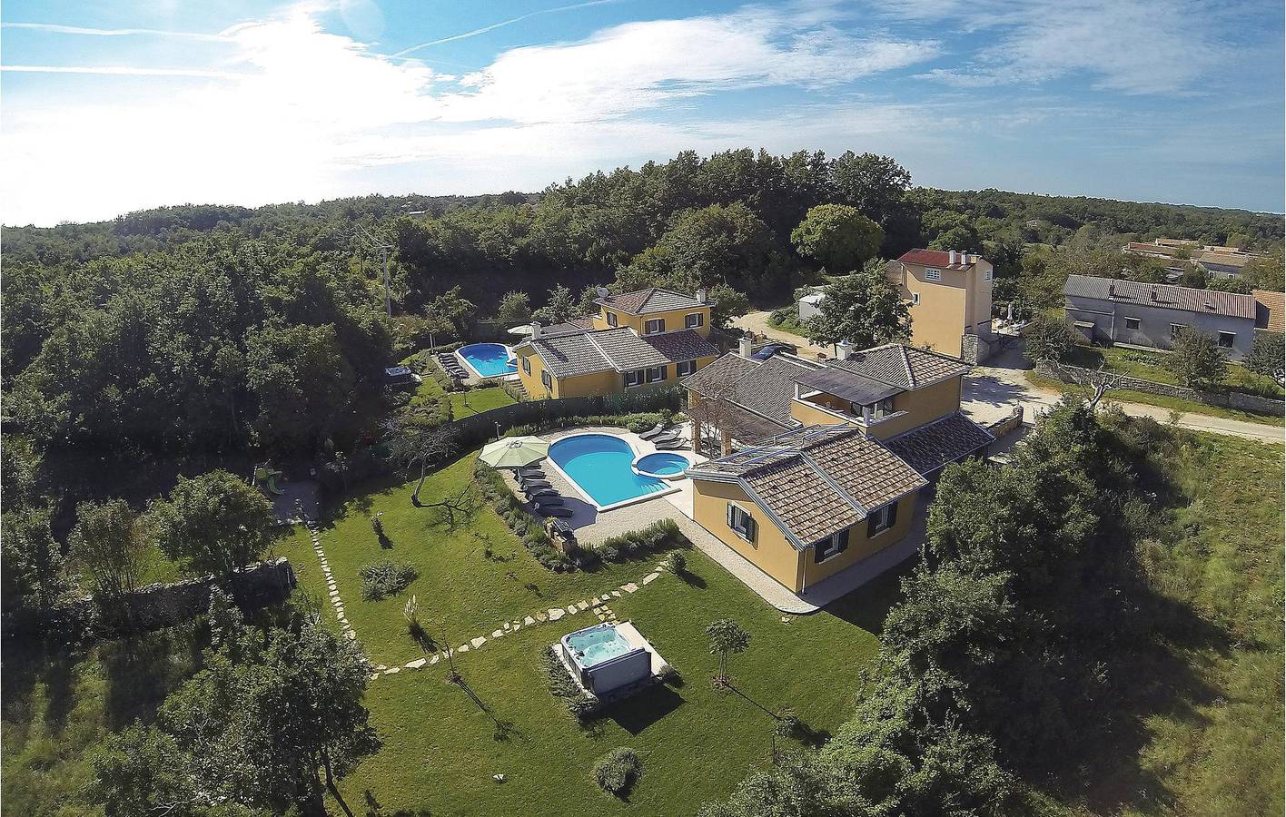 Ferienhaus für 10 Personen mit Terrasse in Režanci, Svetvinčenat