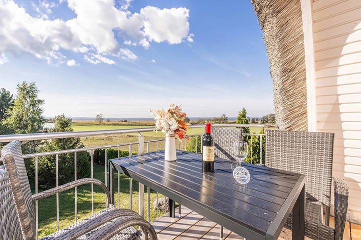 Ferienwohnung für 4 Personen, mit Garten und Seeblick sowie Sauna und Ausblick in Loddin - 3