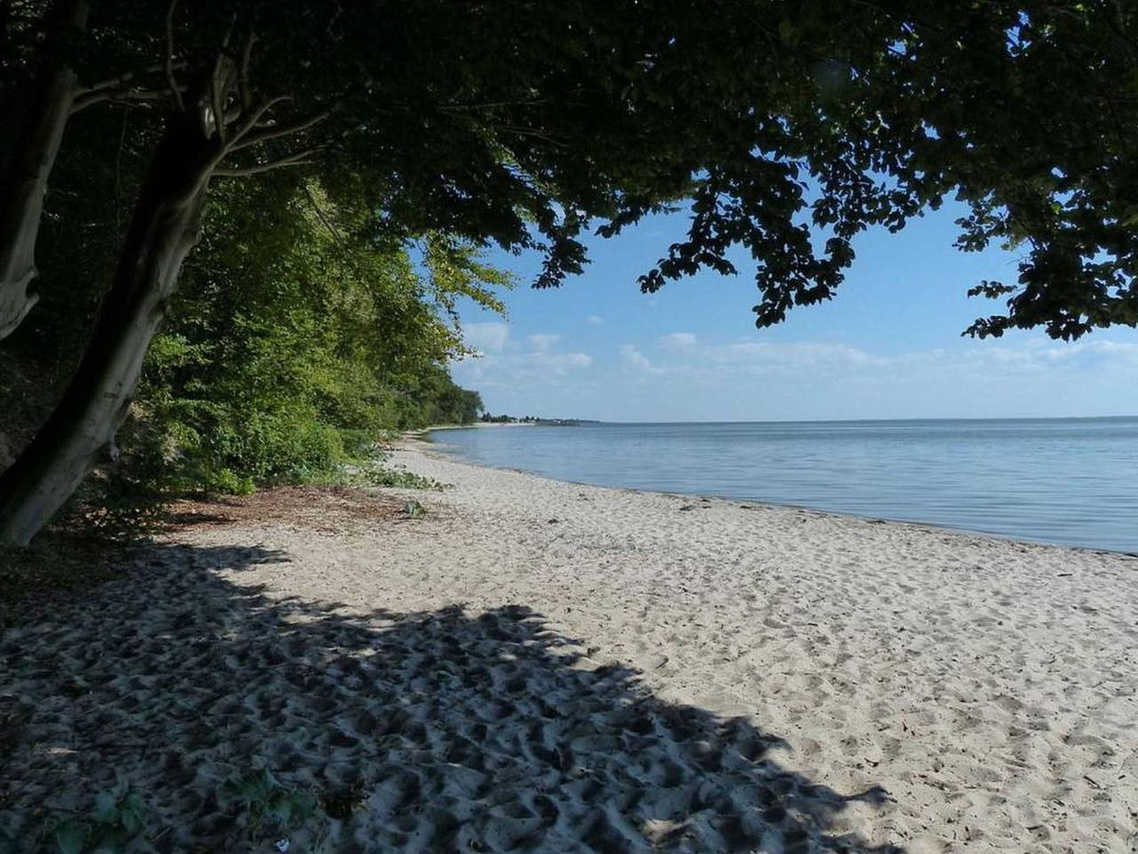 Kamminke, Reetdachhaus in Kamminke, Usedom