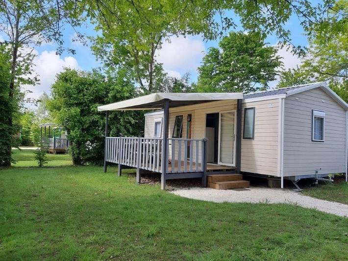Mobil home pour 6 personnes, avec bassin pour enfant ainsi que jacuzzi et sauna à Apremont - 4