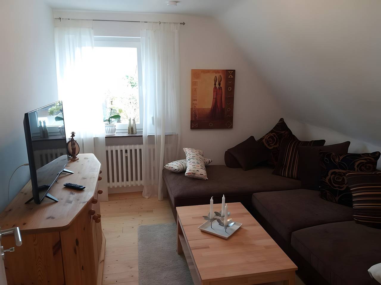 Ganze Wohnung, Die Wohnung Gerti mit ca. 45 m2 im Dachgeschoss in Schauenburg, Hessisches Bergland