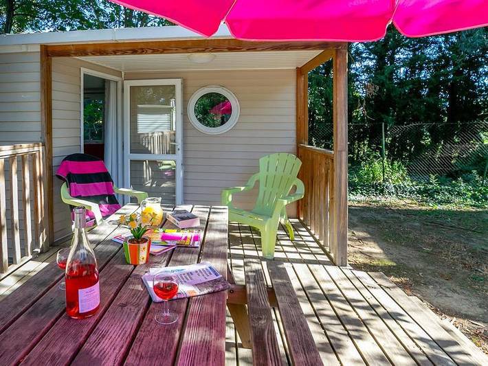 Camping La Garenne - Mobilhome 4 personnes - Mh2 Confort* 27 m² + lit double en 160, avec sanitaires in Néfiach, Côte méditerranéenne (France)