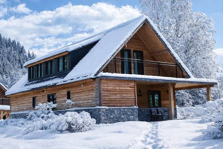 Chalet für 10 Personen, mit Garten